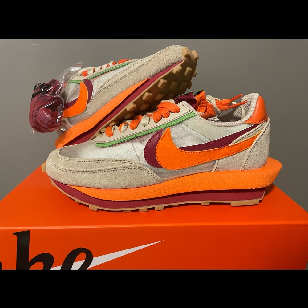 Nike LDWaffle x Sacai x CLOT 8.5W/7M